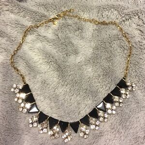 J. Crew Gold and Black Necklace